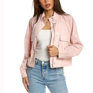 ATM Anthony Thomas Melillo Sporty Cargo Jacket in Oyster Pink Sz M